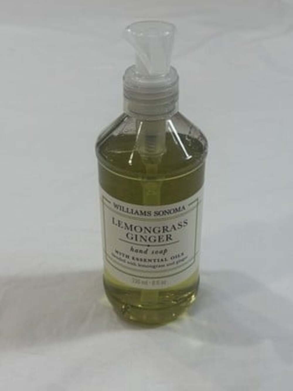 Williams Sonoma Lemongrass Ginger Hand Soap 8fl Oz.